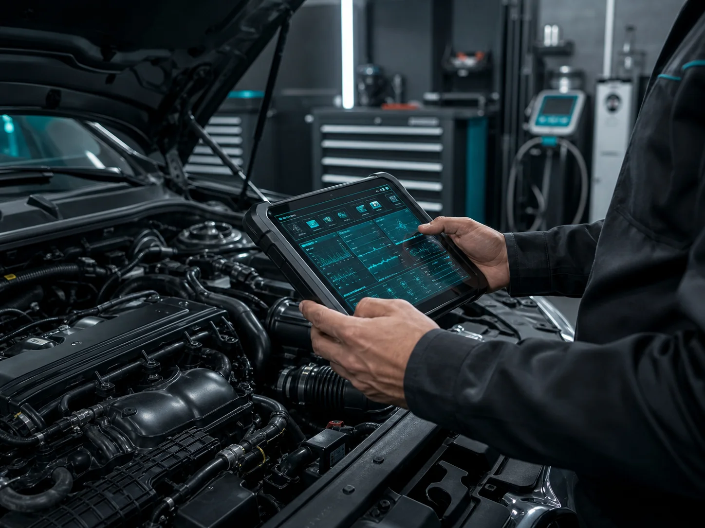 Electronic diagnostics in the workshop